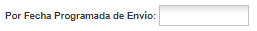5. Fecha programada de envío