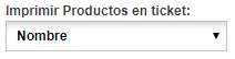4. Imprimir productos en ticket