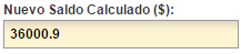 6. Nuevo saldo