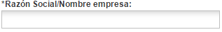 1. Razón social/Nombre
