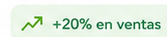 +20% ventas